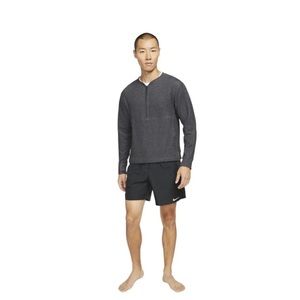 Nike Yoga Dri-FIT Men's 1/2 Zip Training Crew DD2186-010 Dark Grey Men's Medium